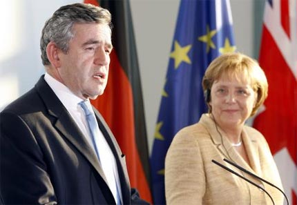 Brown and Merkel